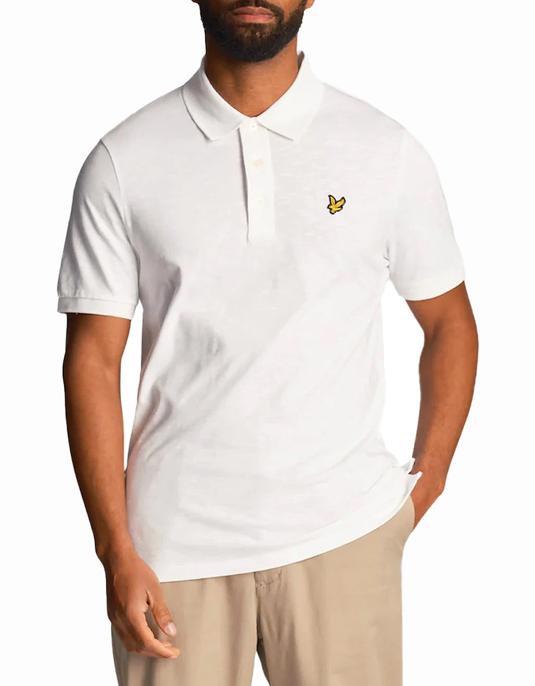 Lyle & Scott Slub Polo Shirt White, 4 of 3