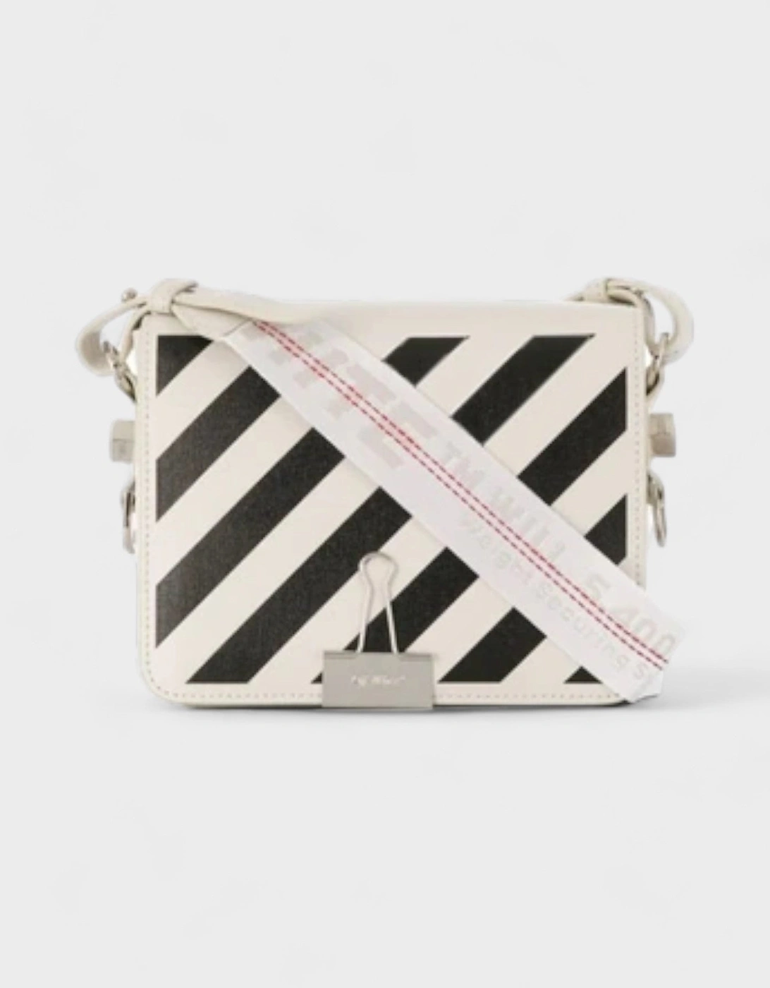 Off-White Women's White Off- Diag Flap Bag Black - Size One Size,