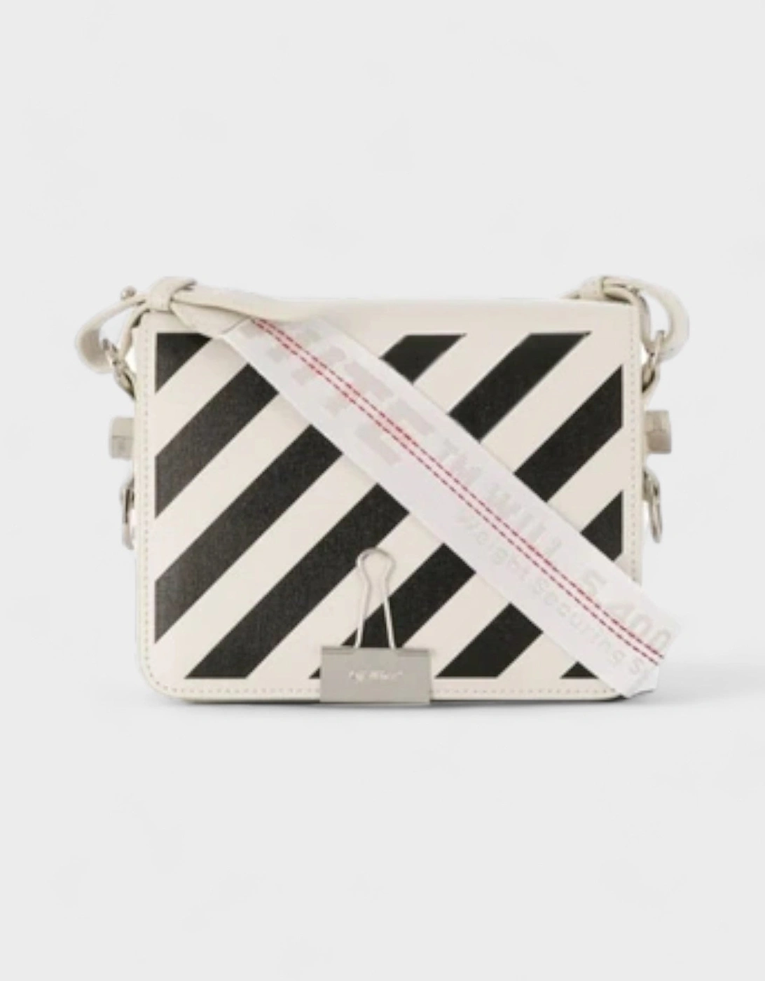 Off White Diag Flap Bag Off White Black, 2 of 1