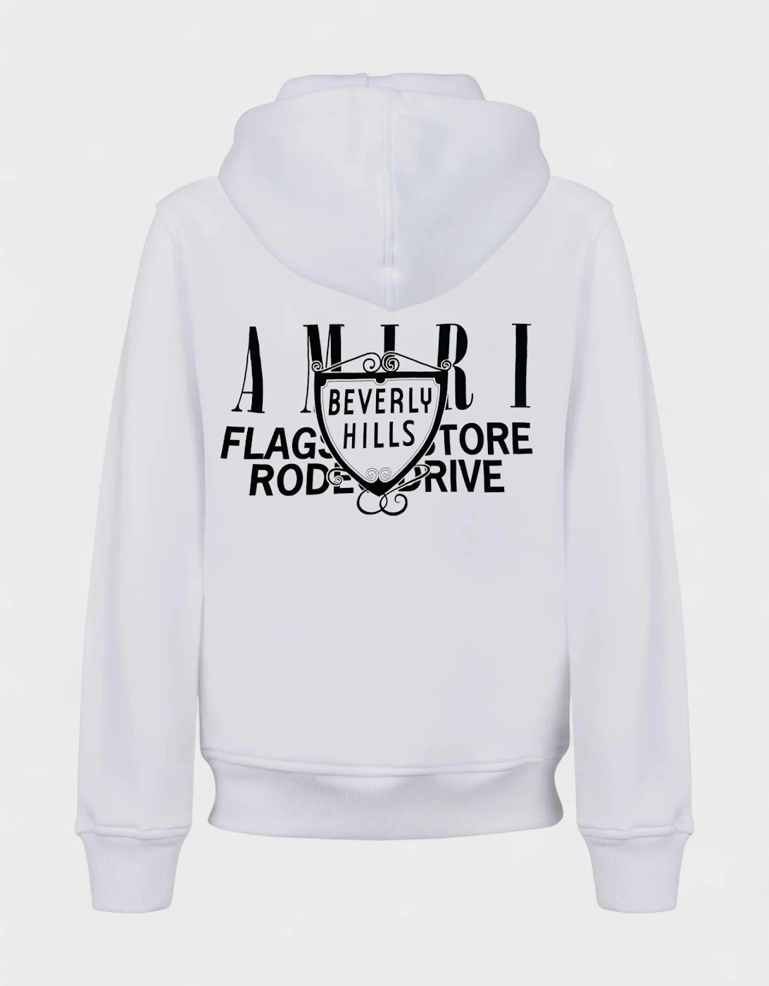 Amiri Men's White Xo Beverly Hills Hoodie - Size: 38