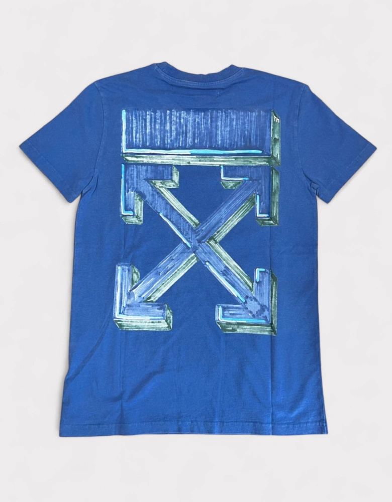 Arrow Vintage Casual Tee Blue