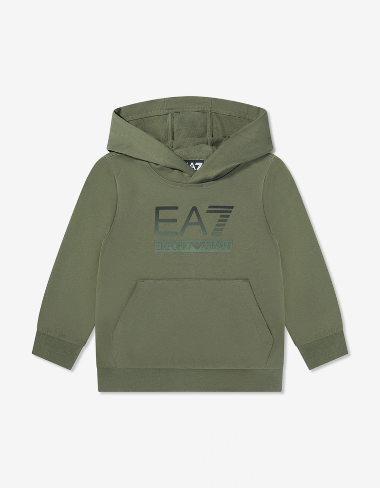 Emporio Armani Boys Train Visibility Tracksuit in Green