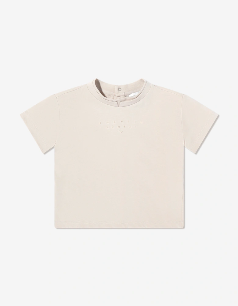 Baby Boys Short Set in Beige