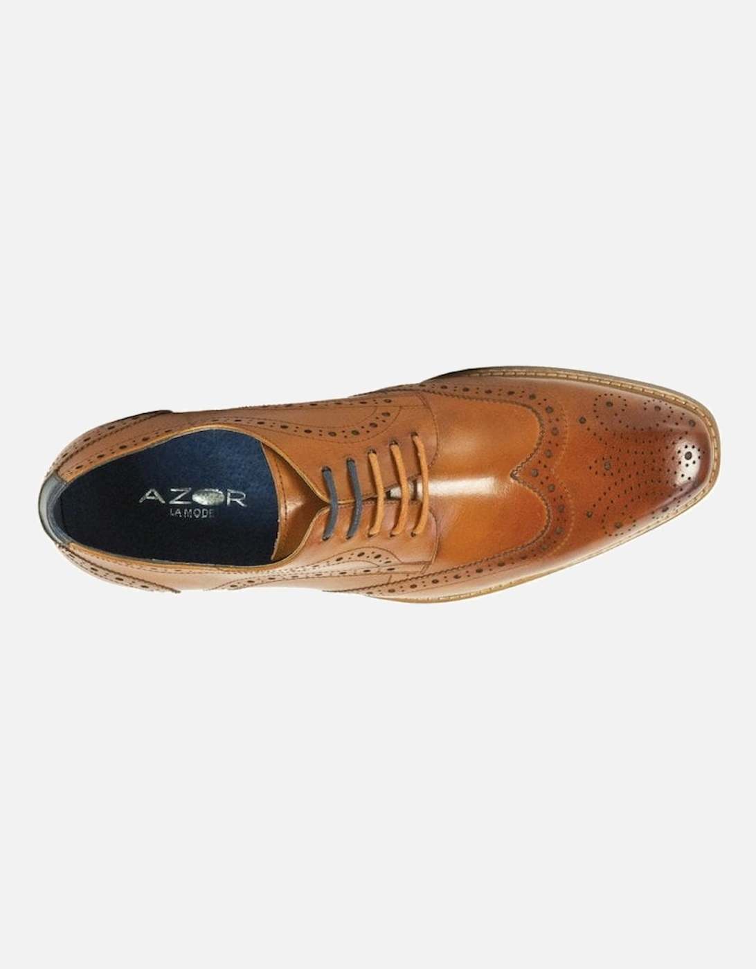 Venezia Brogue Shoe - Tan