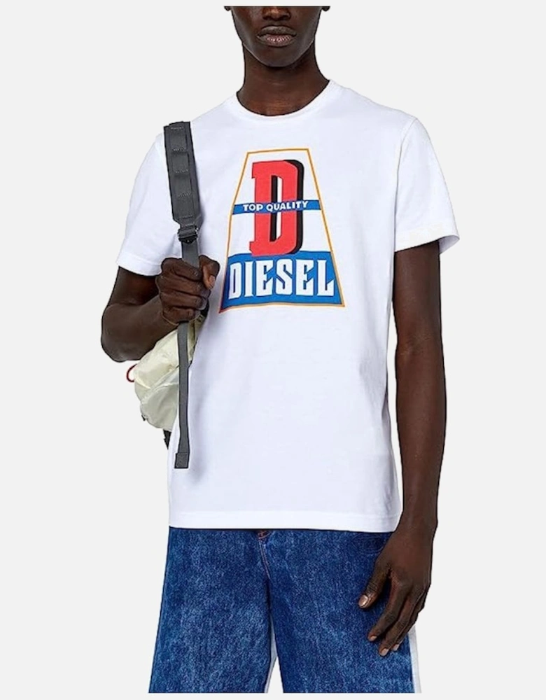 Mens T-Diegor T Shirt D Top Quality White