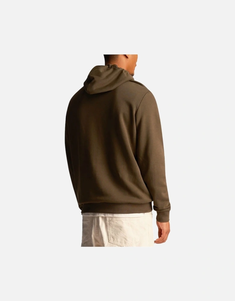 Lyle & Scott Embroidered Hoodie Olive