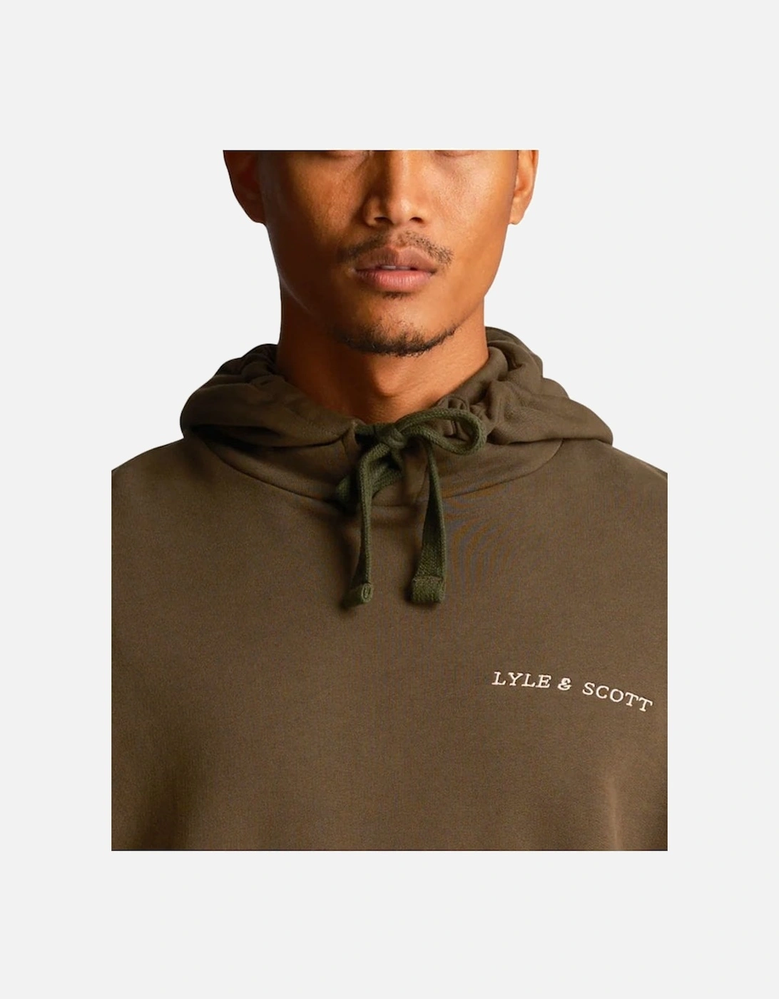 Lyle & Scott Embroidered Hoodie Olive