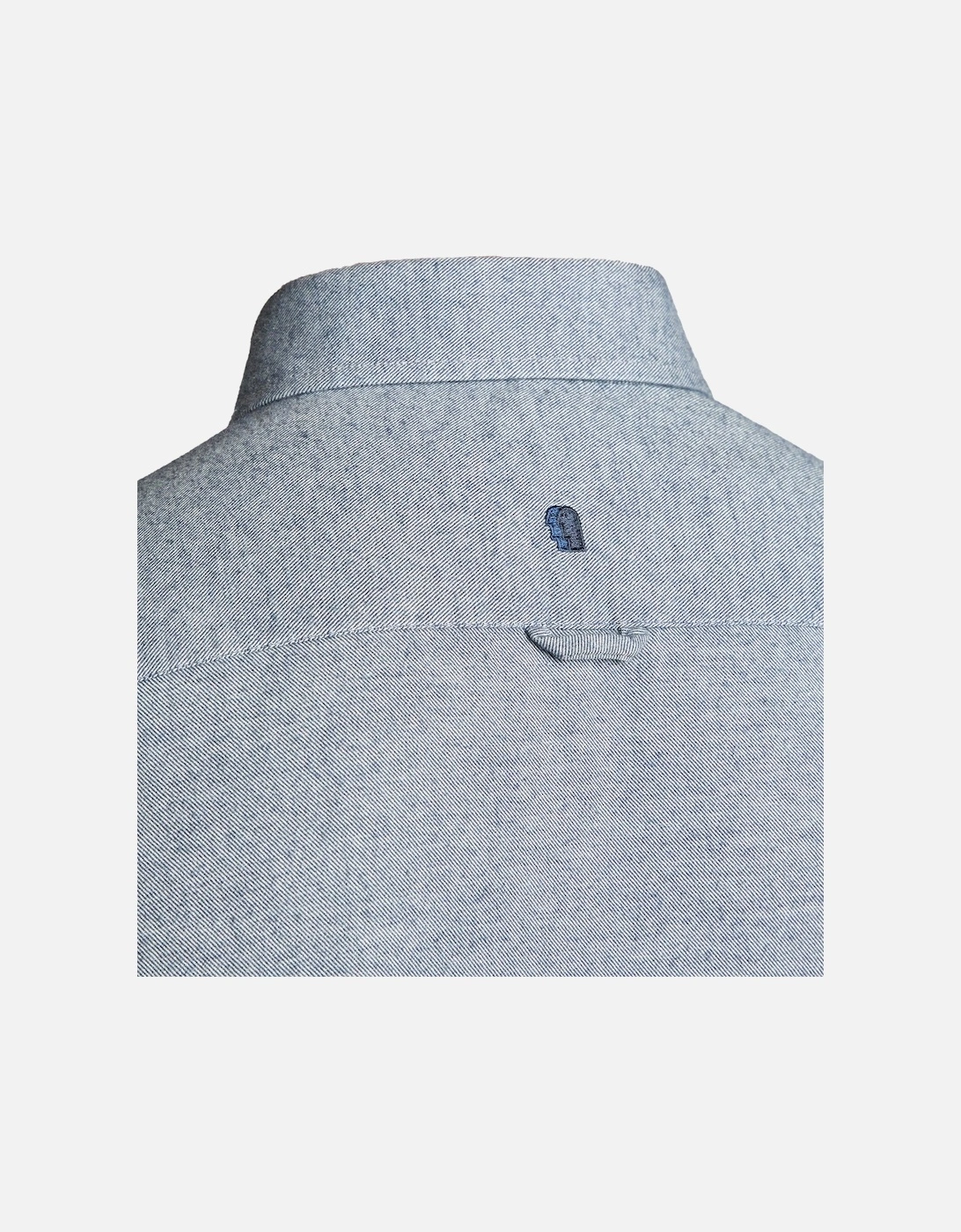 Tapered Fit Soft Cotton Shirt Navy