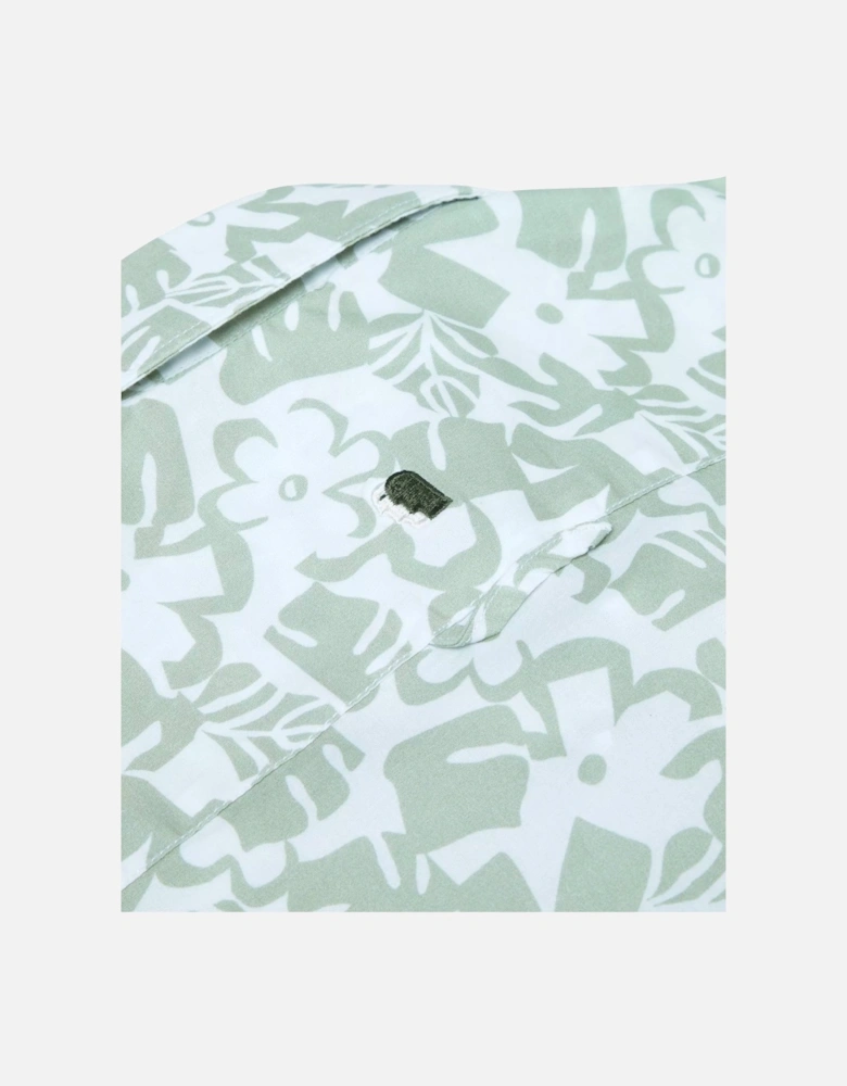 Resort Floral Shirt Green