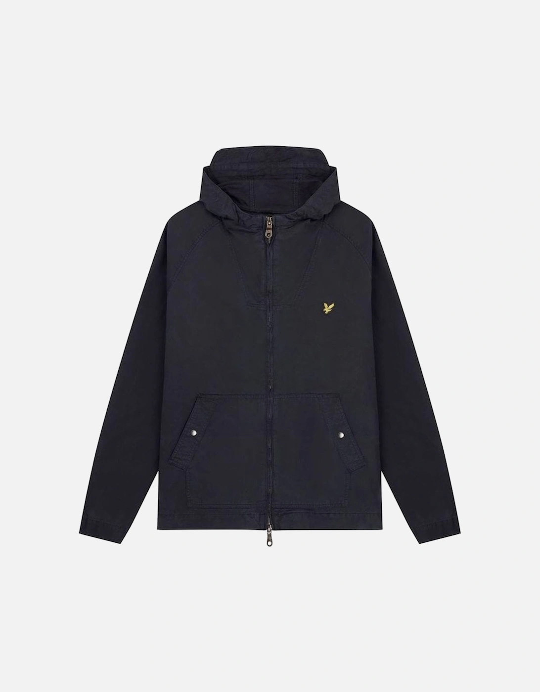 Lyle & Scott Garment Dyed Zip Through Jacket Dark Navy, 2 of 1