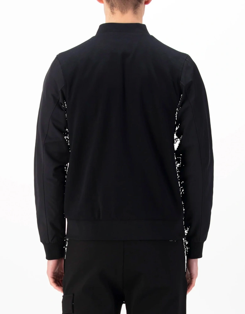 Chief Felt Badge Bomber Jacket Black