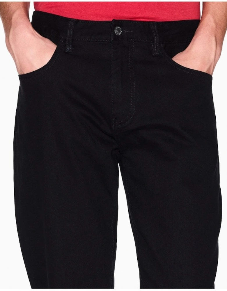 5 Pocket Slim Jean Black