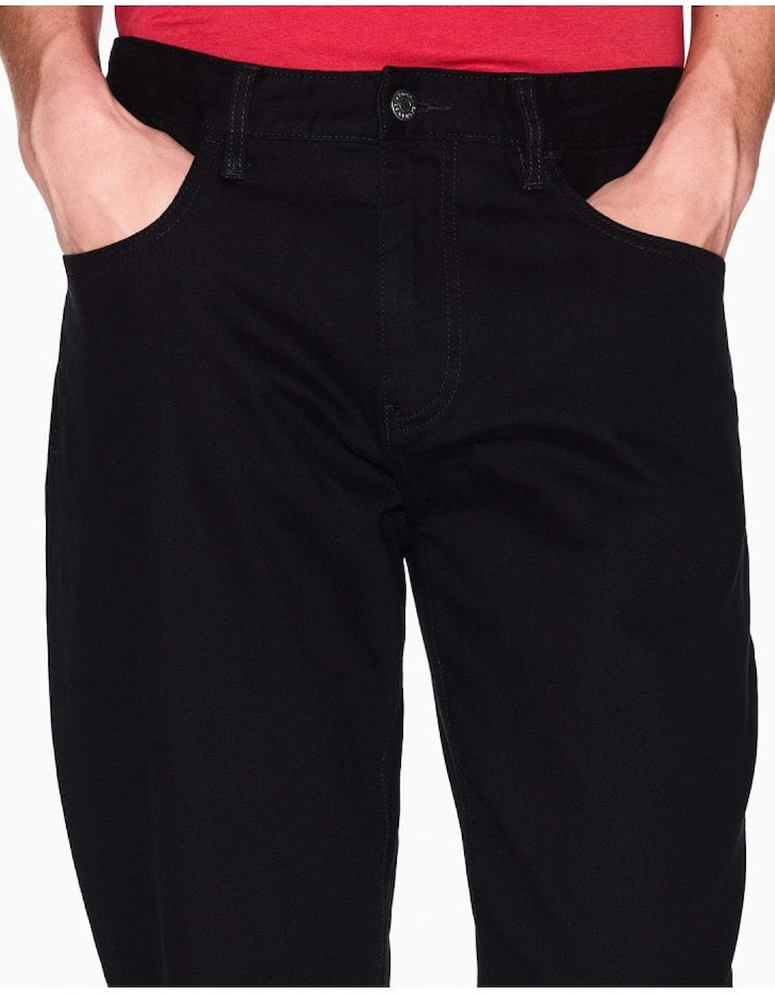 5 Pocket Slim Jean Black