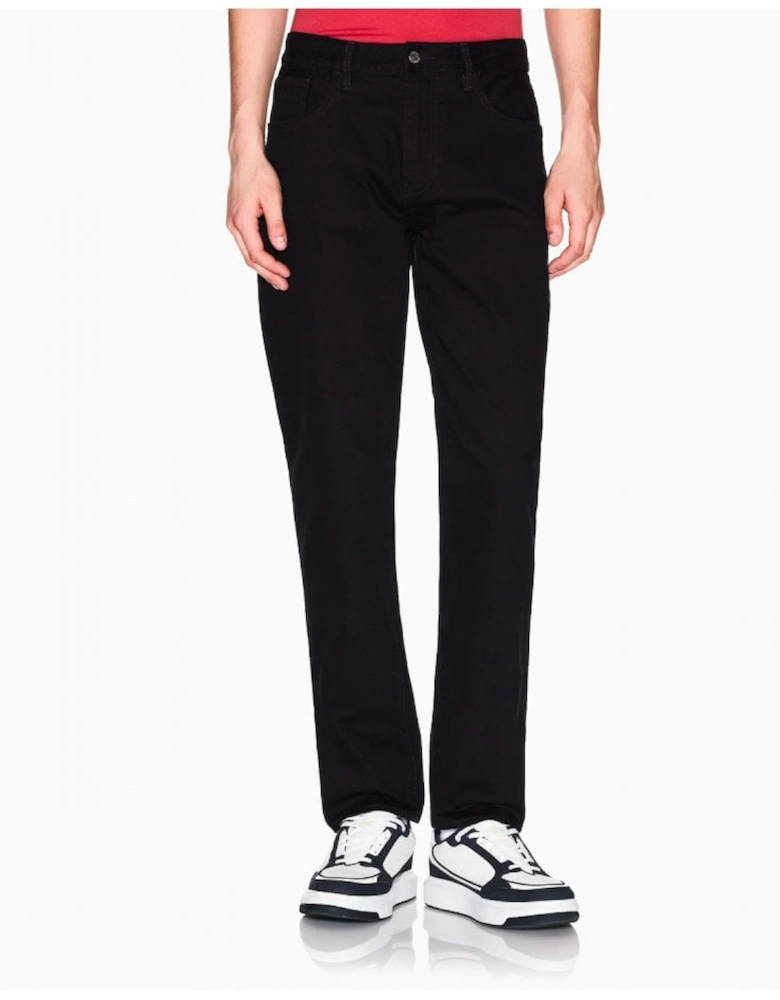 5 Pocket Slim Jean Black