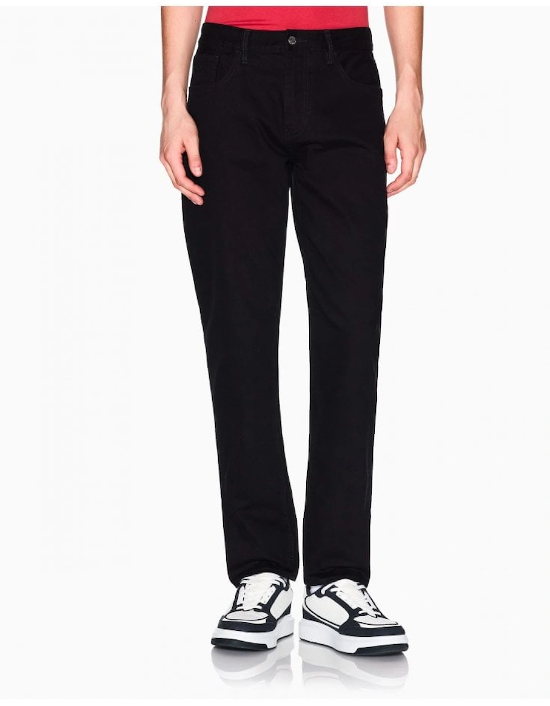 5 Pocket Slim Jean Black