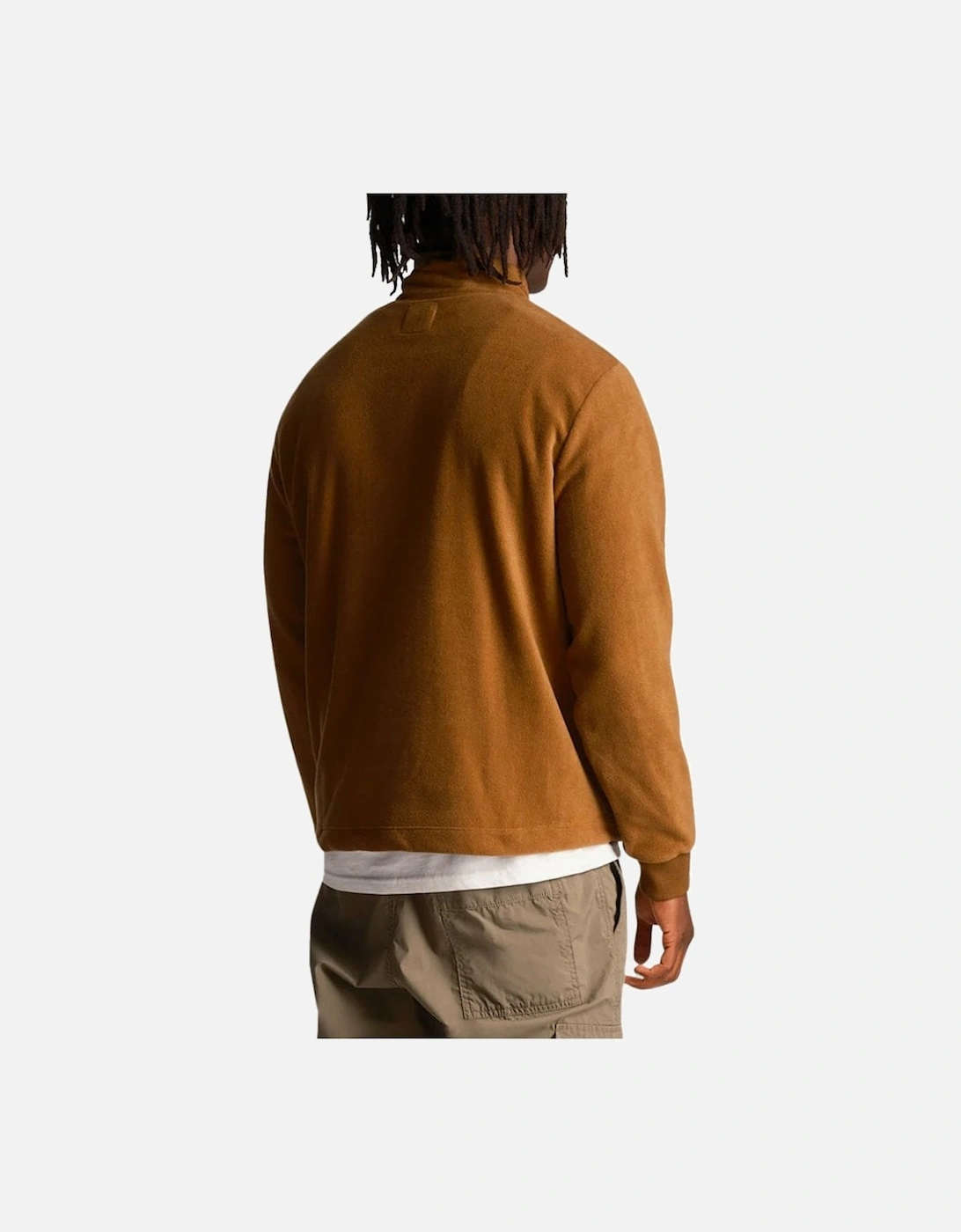 Lyle & Scott Fleece Quarter Zip Camel Bronze