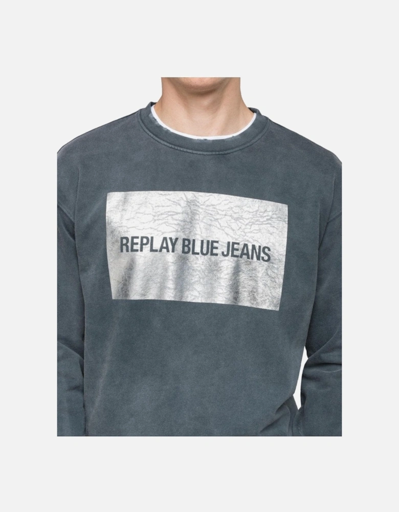 blue jeans mens sweatshirt 099