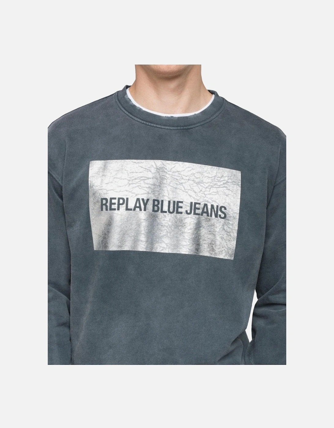 blue jeans mens sweatshirt 099