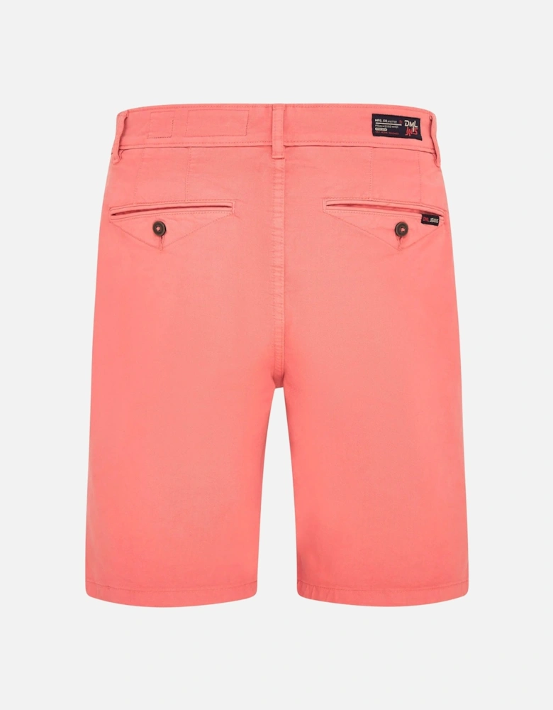 Cross Chino Shorts Coral
