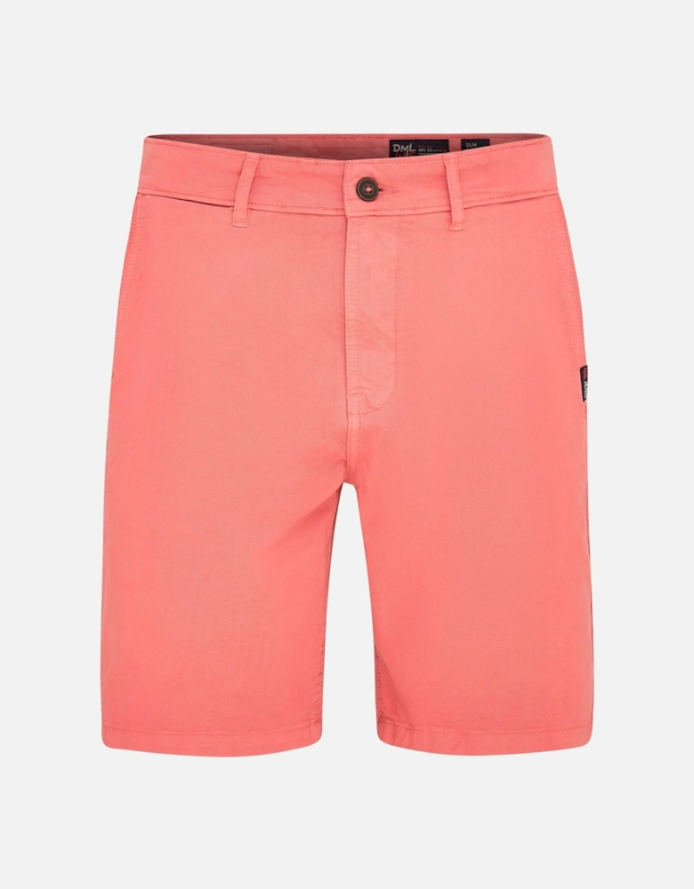 Cross Chino Shorts Coral