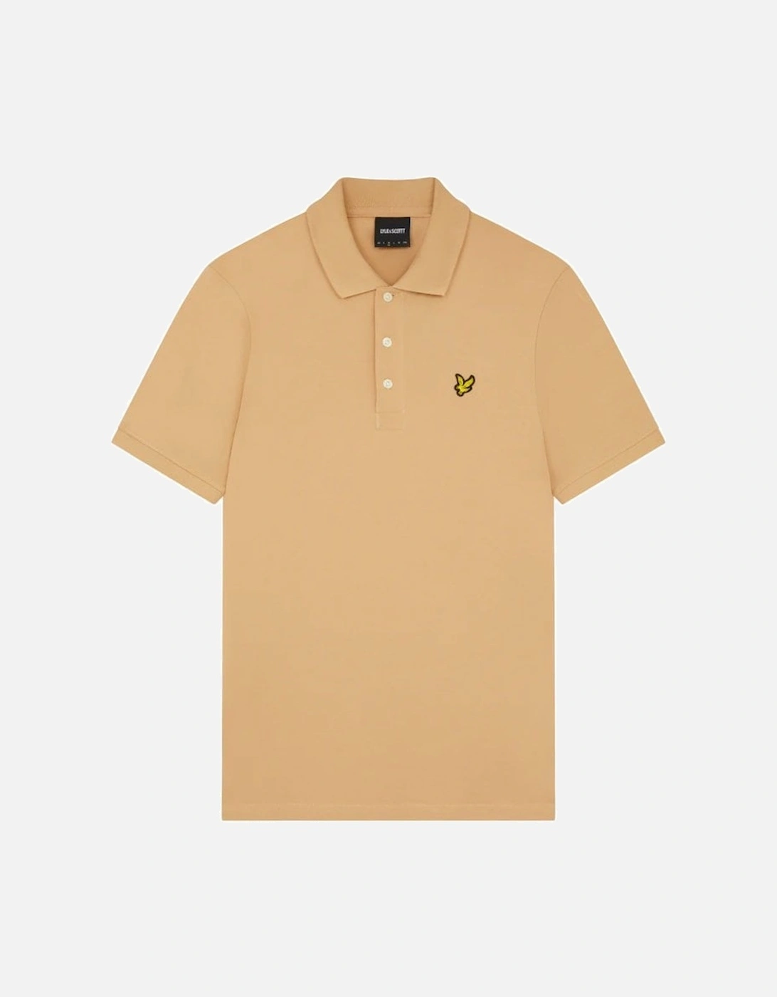 Lyle & Scott Plain Short Sleeve Polo Cairngorms Khaki, 4 of 3
