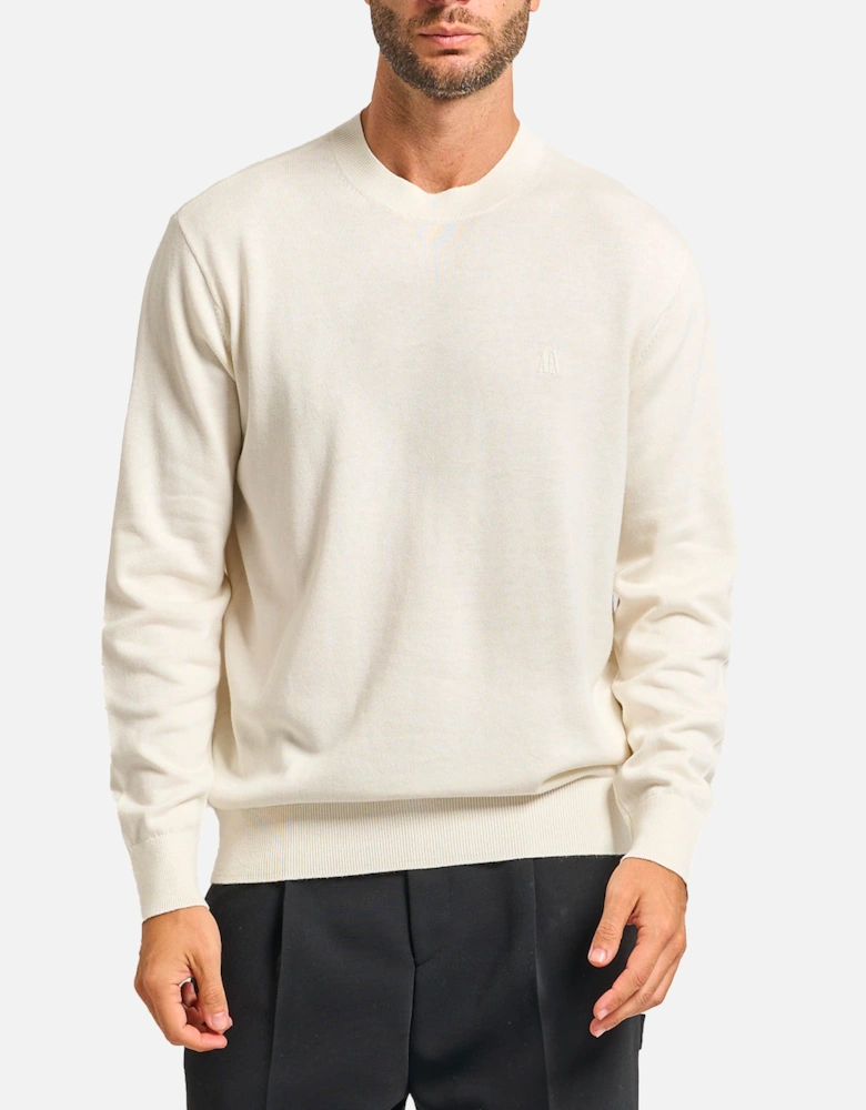 Crew Neck Pullover Off White