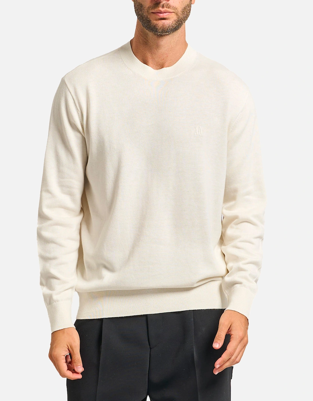 Crew Neck Pullover Off White, 3 of 2