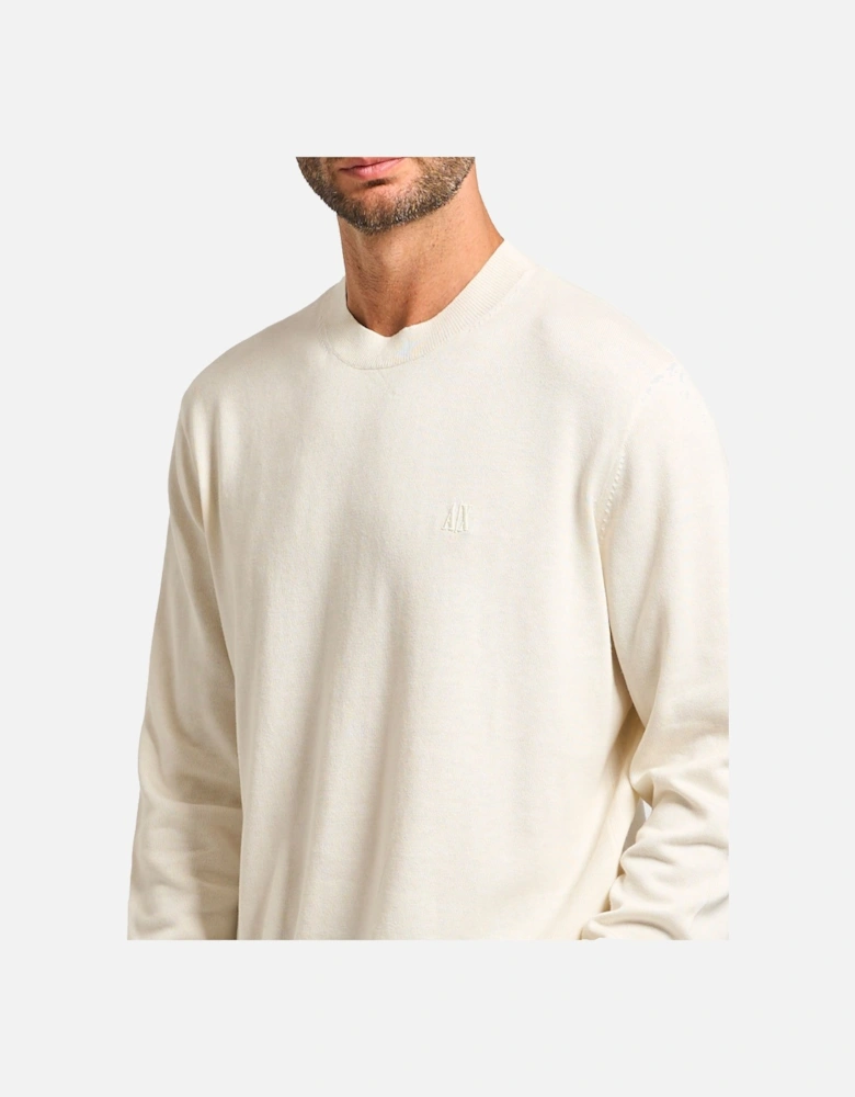 Crew Neck Pullover Off White