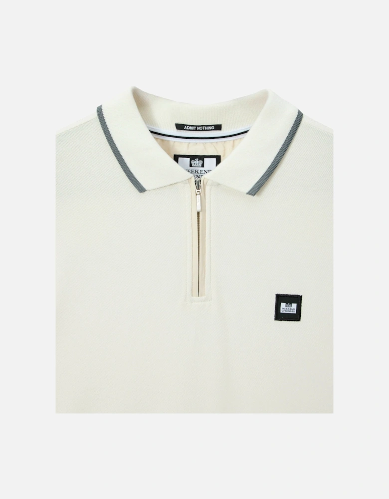 Monti zip polo with parachute det Ghost Porpoise