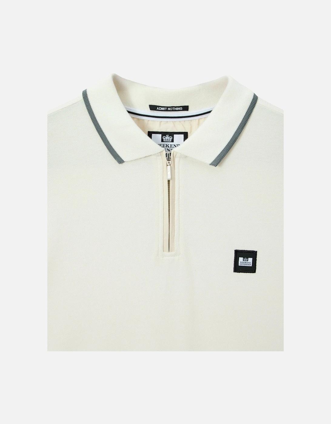 Monti zip polo with parachute det Ghost Porpoise