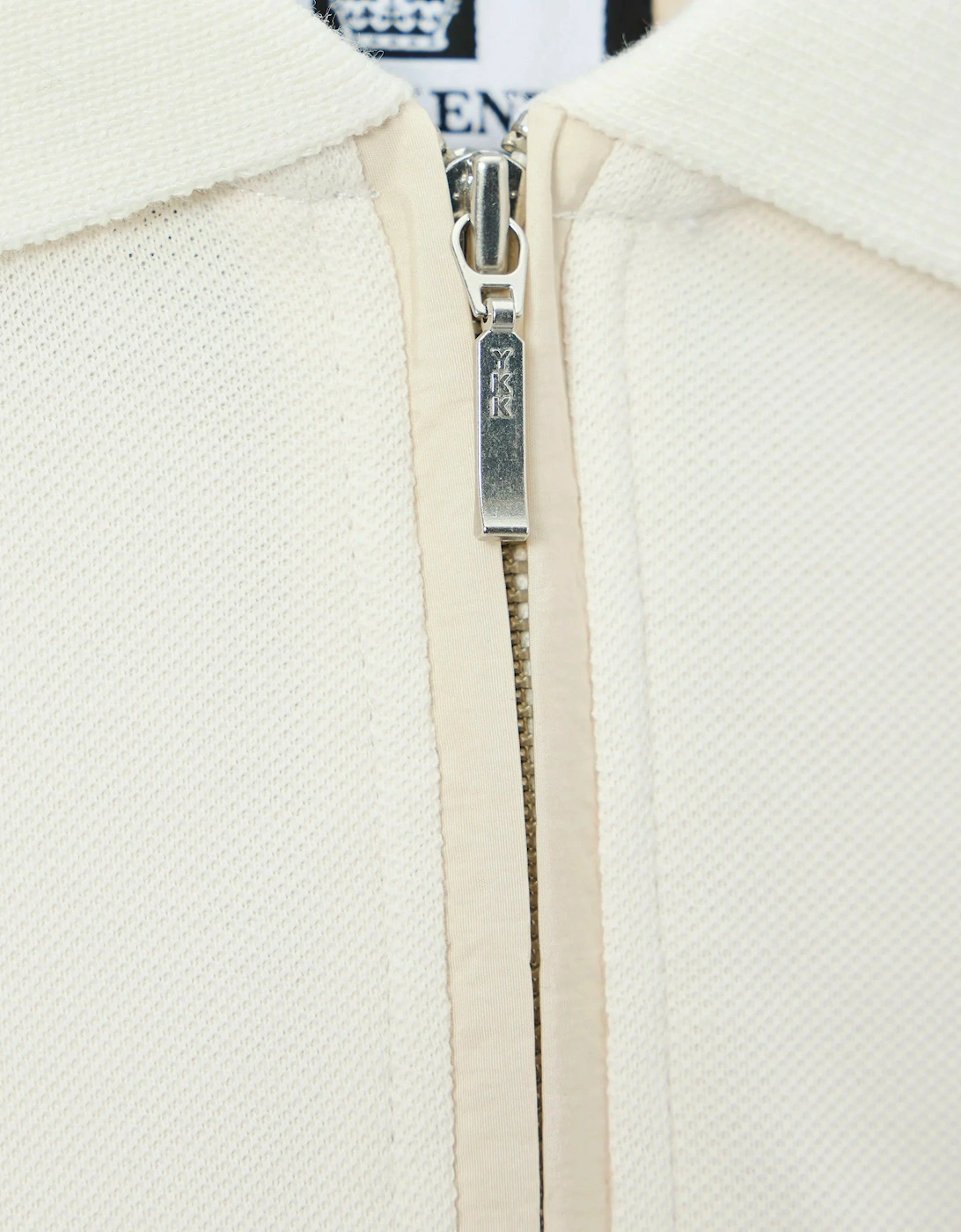 Monti zip polo with parachute det Ghost Porpoise