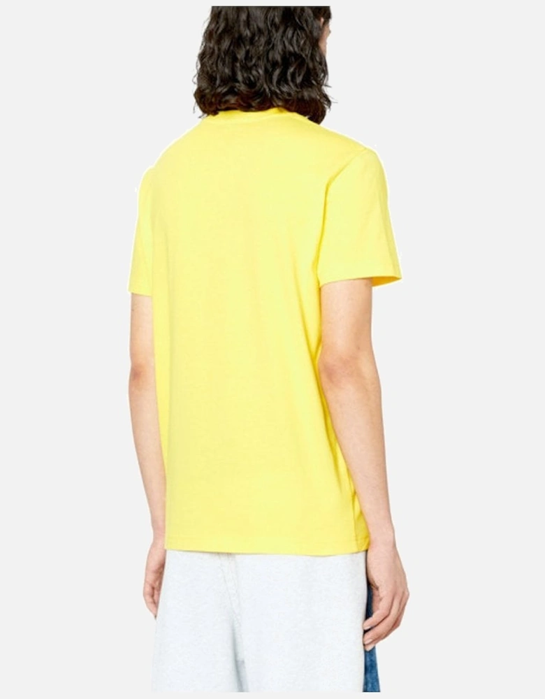 Mens T-Diegor T Shirt D Top Quality Yellow