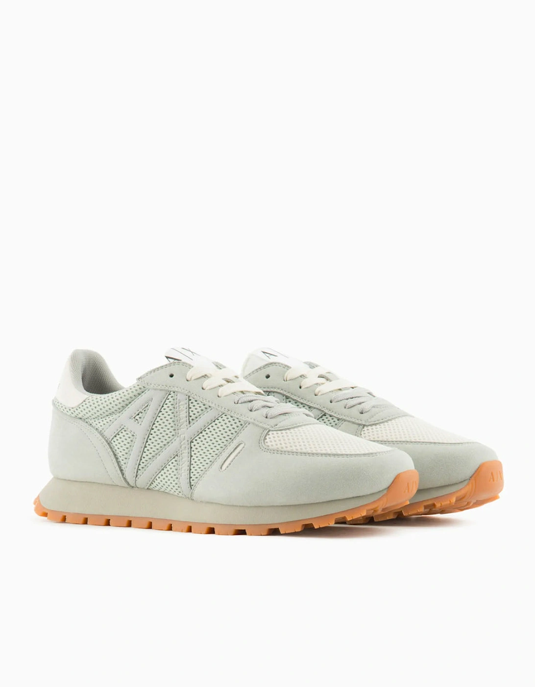 Mens Mesh Sneaker Gray+off White