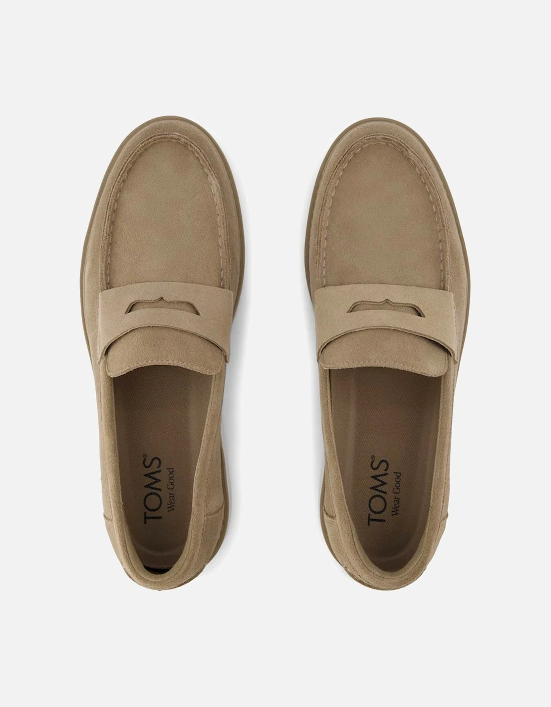 Navi Trvl Lite Havana Dune Dark Grey Suede Loafer