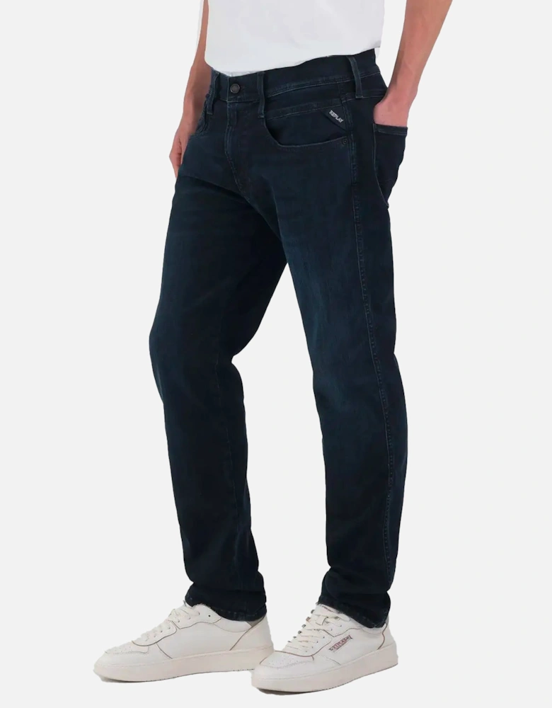 Hyperflex Eco Plus sustainable denim Anbass Slim Fit jeans Dark Blue 007