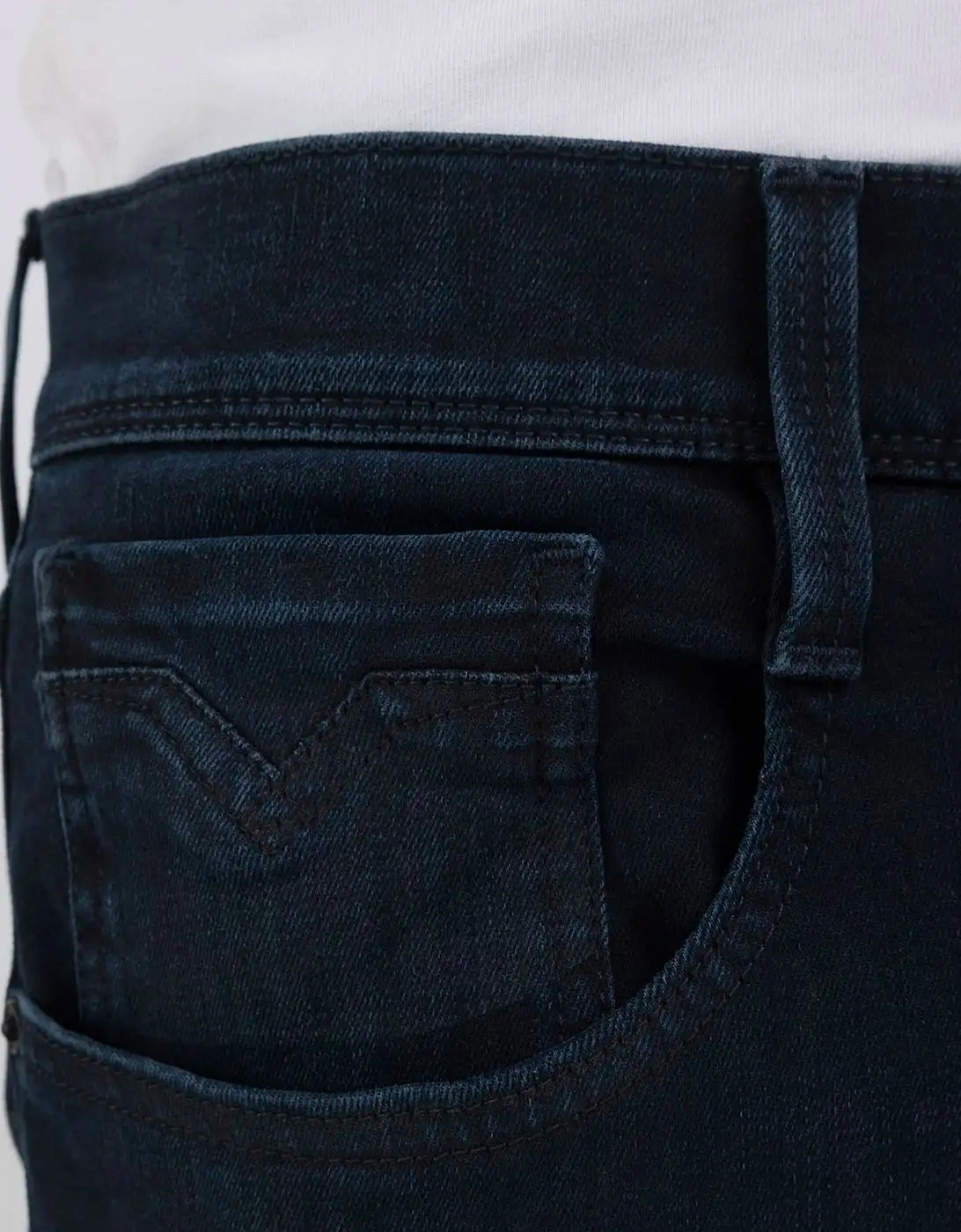 Hyperflex Eco Plus sustainable denim Anbass Slim Fit jeans Dark Blue 007