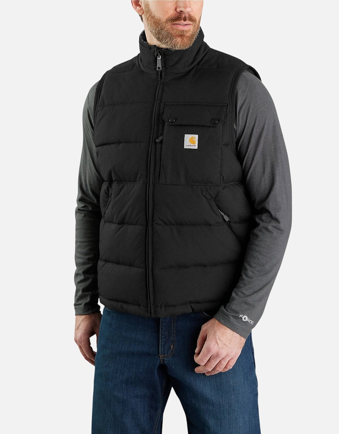 Carhartt Mens Gilets WIP Insulated Montana Loose Fit Vest, 6 of 5