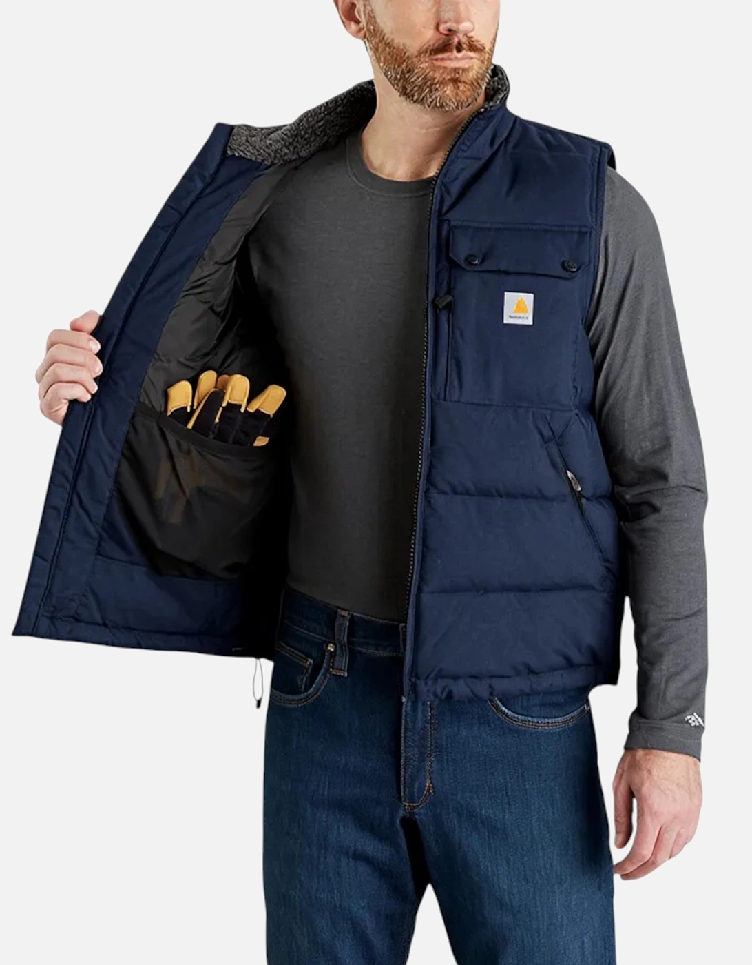 Carhartt Mens Gilets WIP Insulated Montana Loose Fit Vest