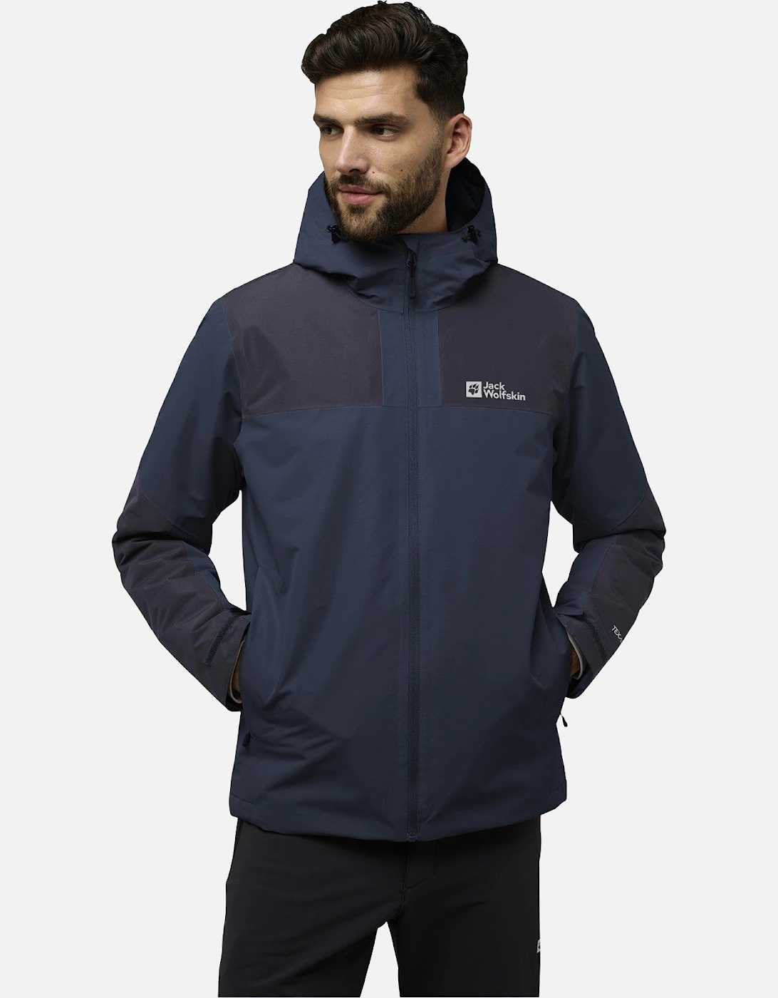 Jack Wofskin Mens Jasper Waterproof Hooded Jacket, 2 of 1