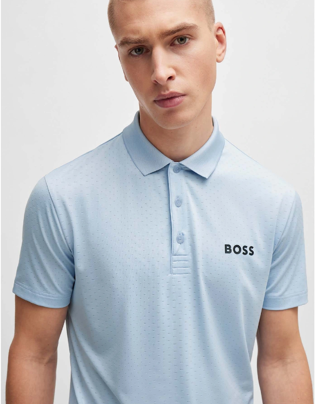 Paddytech Contrast Logo Polo Shirt