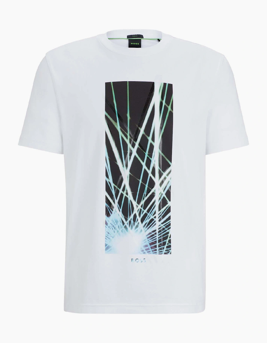 Hugo Boss Men's Seasonal Artwork T-Shirt - White - Size: 38