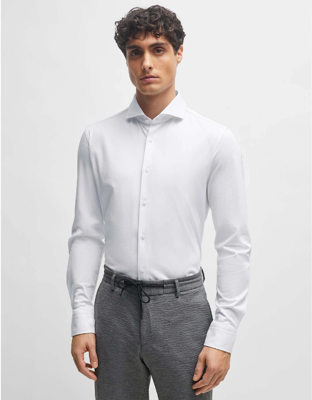P-Hank-Spread-C1-222 Slim Fit Shirt