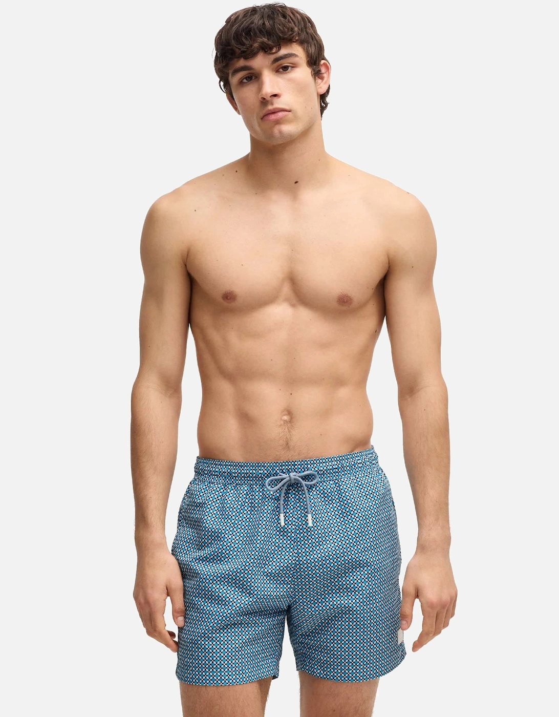 Vibe Printed Logo Swim Shorts