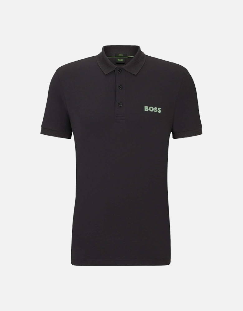 Paule Mesh Logo Slim Fit Polo Shirt