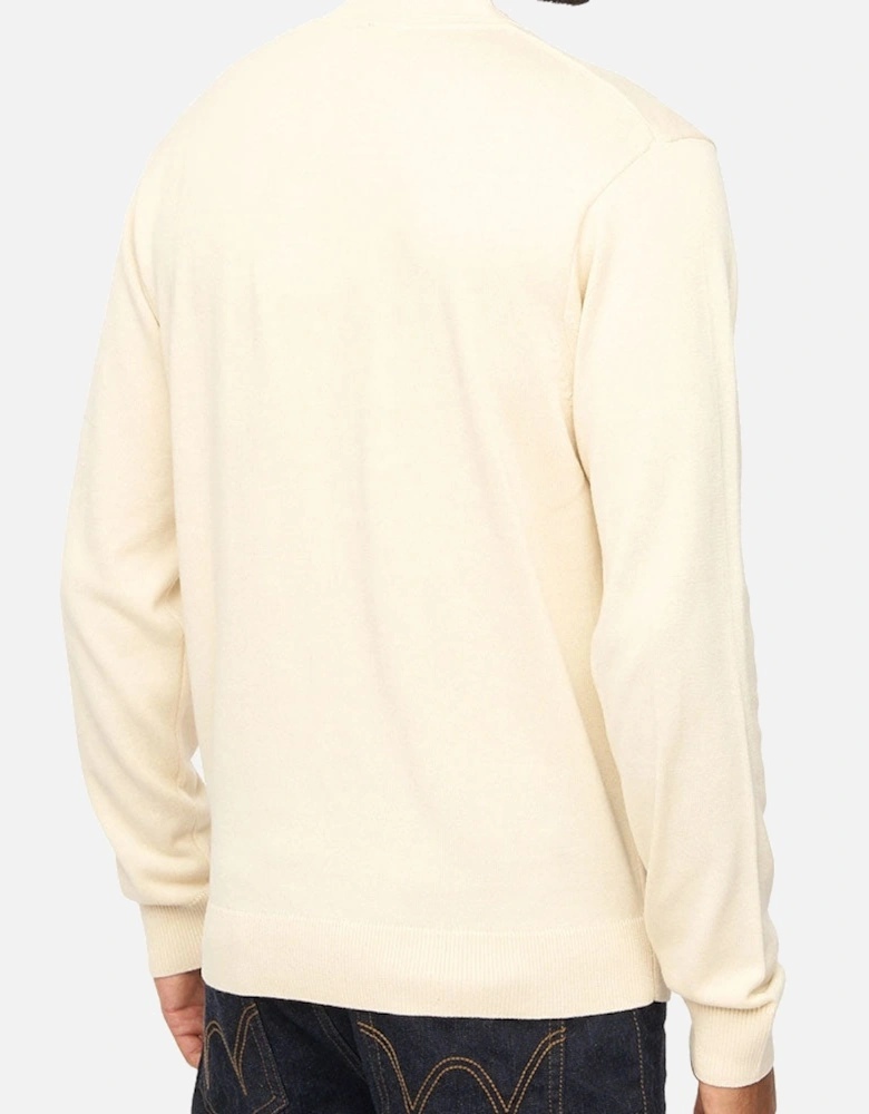 Vintage Liam Knitted Crew Neck Sweater V55GM19 - Cream