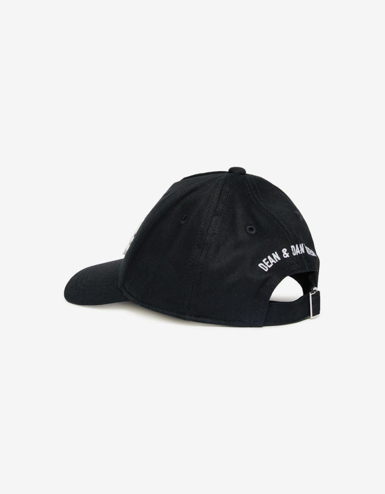Kids Icon Logo Cap in Black