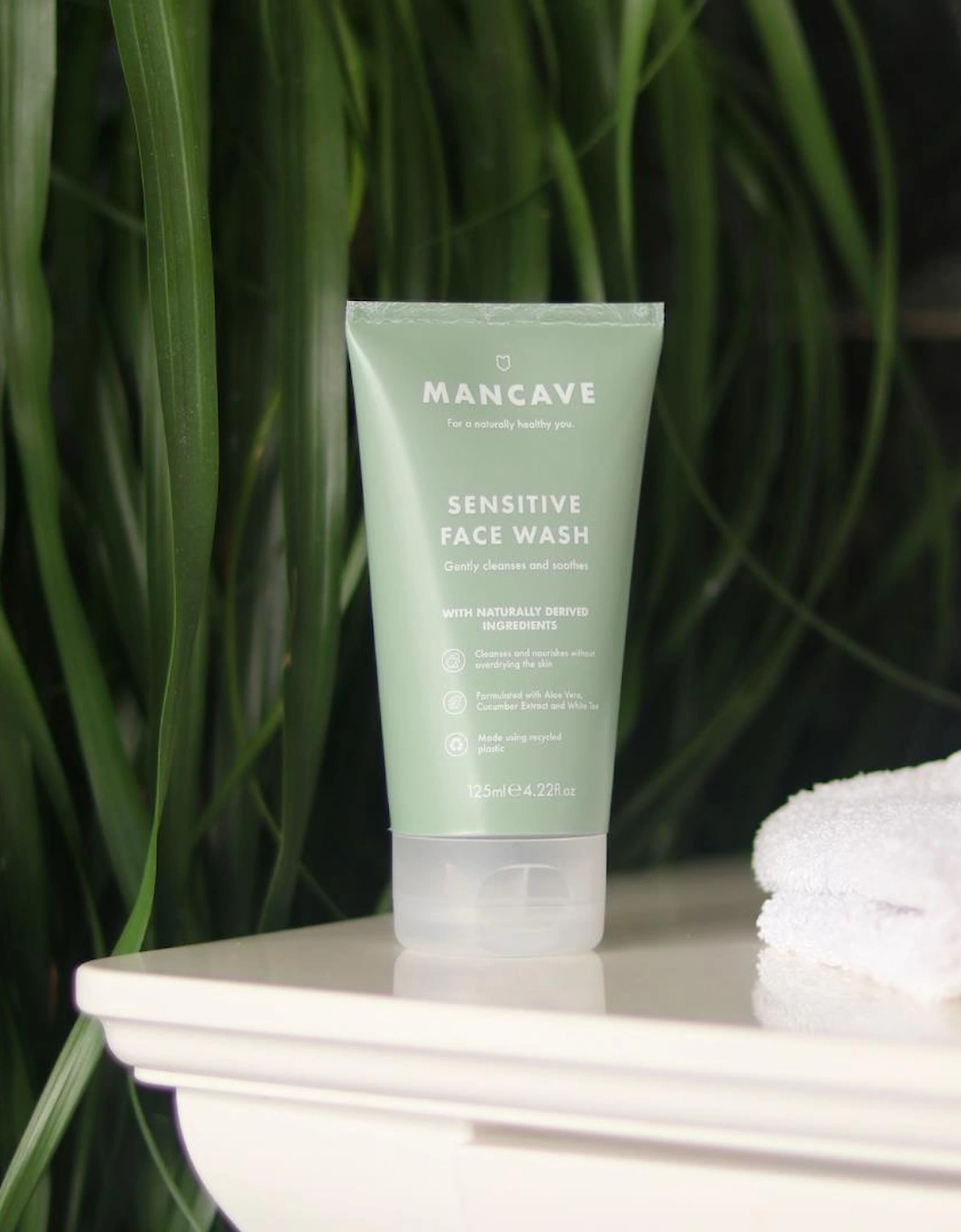 Sensitive Face Wash 125ml, Mens Cleanser, Facewash for Men