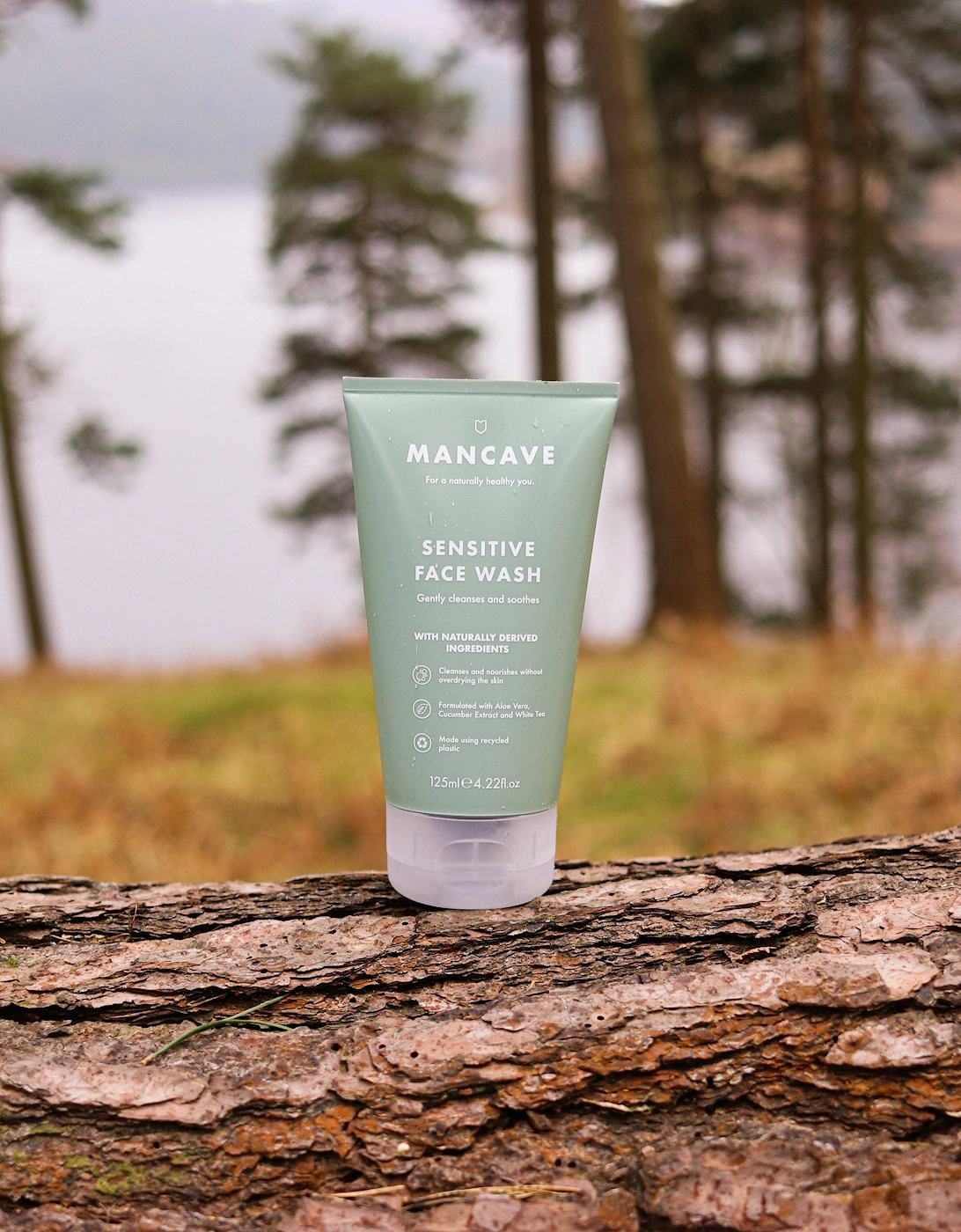 Sensitive Face Wash 125ml, Mens Cleanser, Facewash for Men