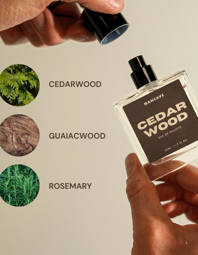 Cedarwood Eau De Toilette Spray 50ml, Mens Gifts, BodySpray