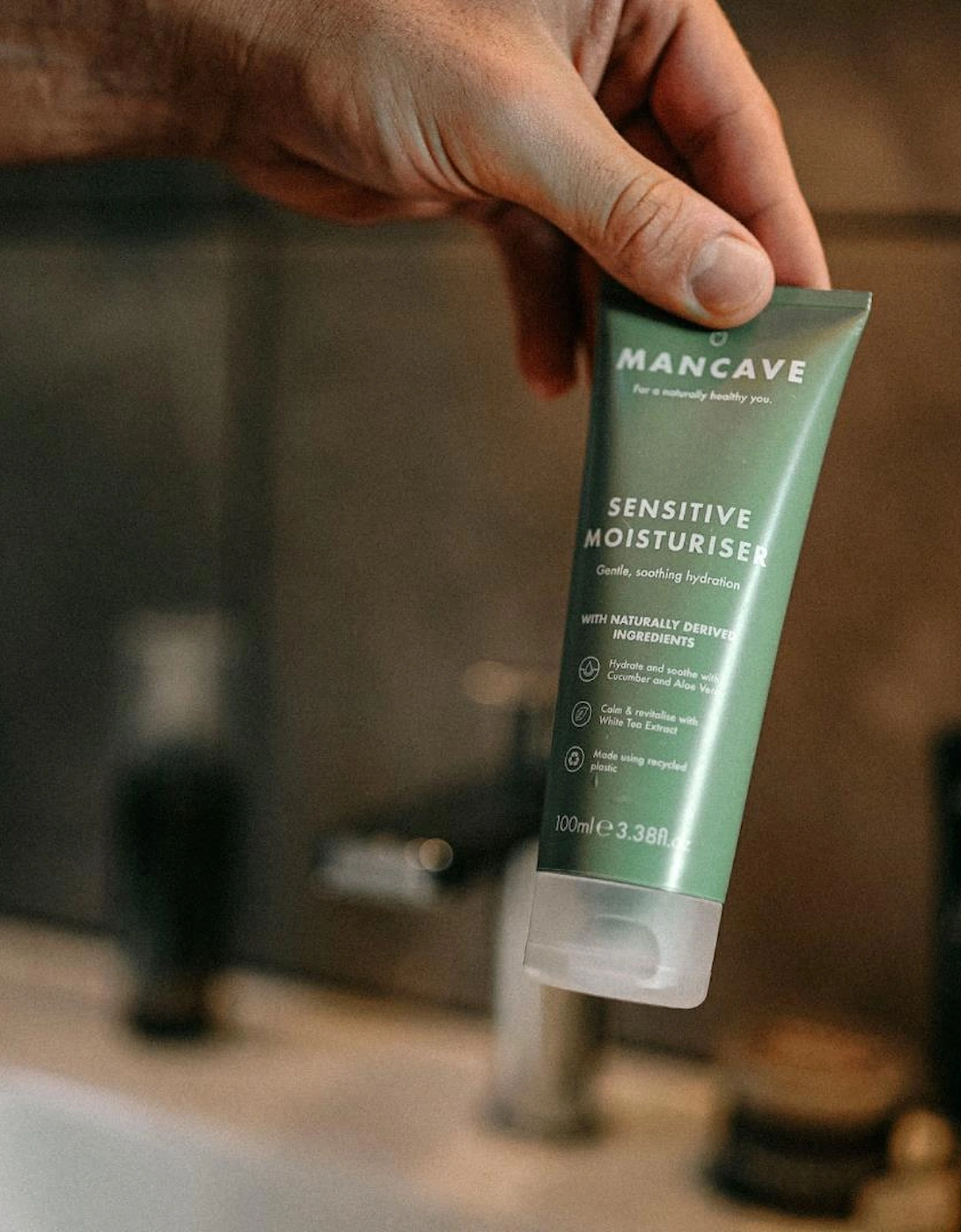 Sensitive Moisturiser 100ml, Mens Moisturiser, Skincare